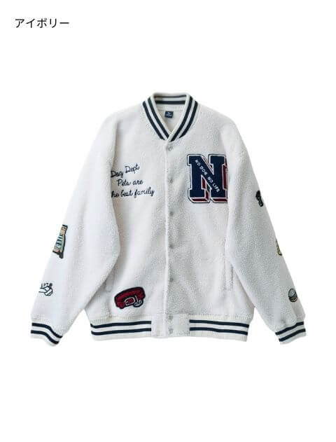 アピールボアフリーススタジャン ブランドのドッグデプト/DOG DEPT