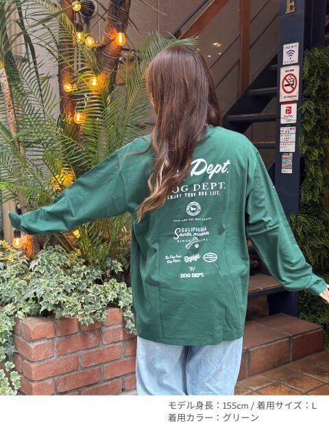 スポーツミックスロゴロンT ブランドのドッグデプト/DOG DEPT