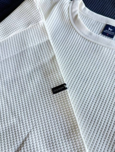 ハイテンションワッフルロンT  ブランドのドッグデプト/DOG DEPT