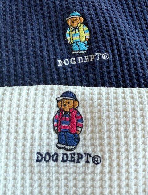 ハイテンションワッフルロンT  ブランドのドッグデプト/DOG DEPT