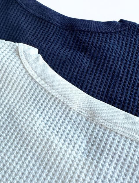 ハイテンションワッフルロンT  ブランドのドッグデプト/DOG DEPT