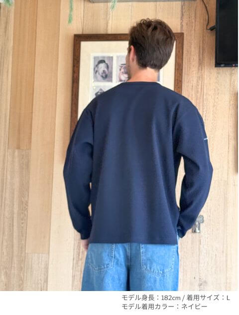 ハイテンションワッフルロンT  ブランドのドッグデプト/DOG DEPT