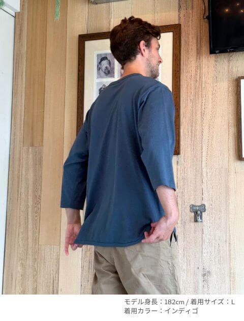 スポーツロゴ７分袖  ブランドのドッグデプト/DOG DEPT