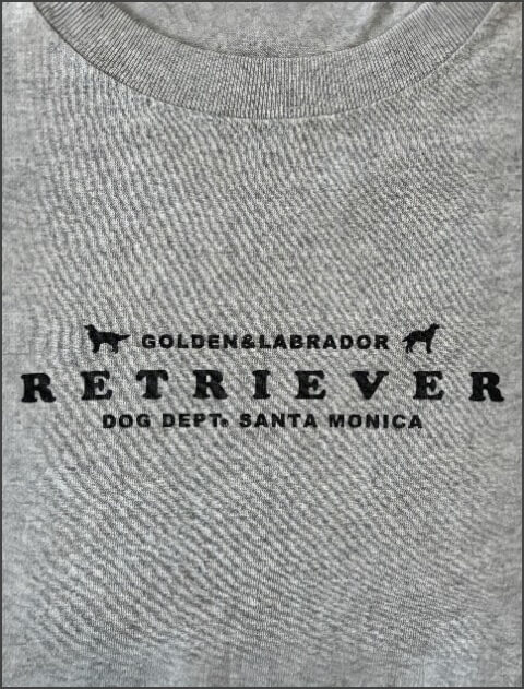 レトリバー復刻ベーシックT  ブランドのドッグデプト/DOG DEPT
