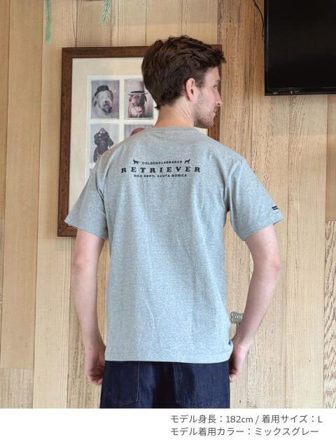 レトリバー復刻ベーシックT  ブランドのドッグデプト/DOG DEPT