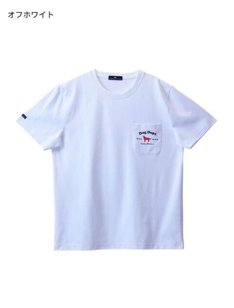 ポケットロゴ 復刻 ベーシックT  ブランドのドッグデプト/DOG DEPT