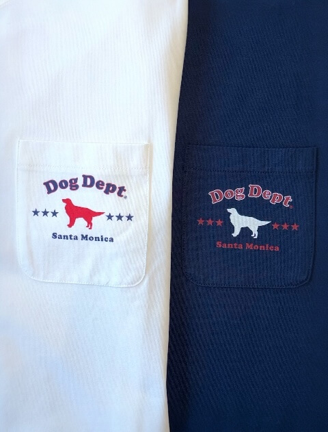 ポケットロゴ 復刻 ベーシックT  ブランドのドッグデプト/DOG DEPT