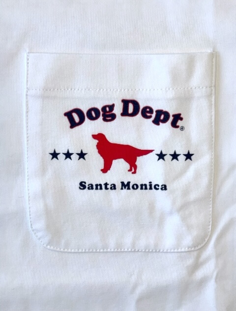 ポケットロゴ 復刻 ベーシックT  ブランドのドッグデプト/DOG DEPT