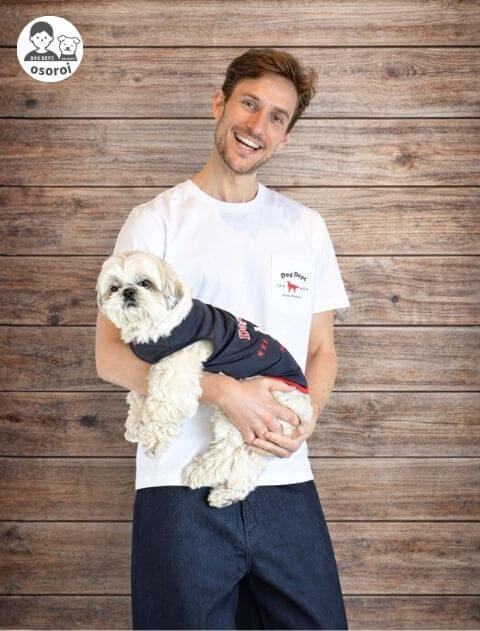 ポケットロゴ 復刻 ベーシックT  ブランドのドッグデプト/DOG DEPT