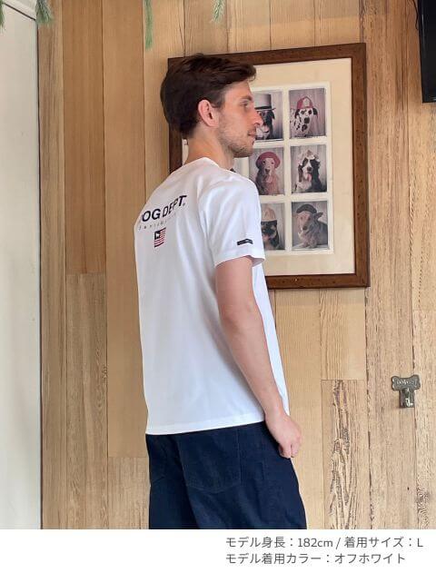  フラッグ復刻ベーシックT  ブランドのドッグデプト/DOG DEPT