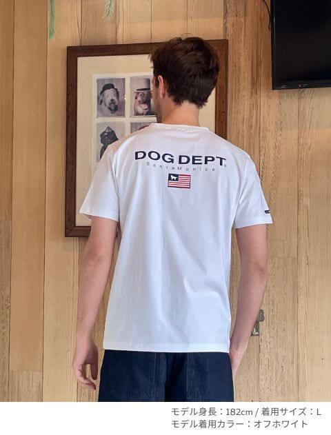  フラッグ復刻ベーシックT  ブランドのドッグデプト/DOG DEPT