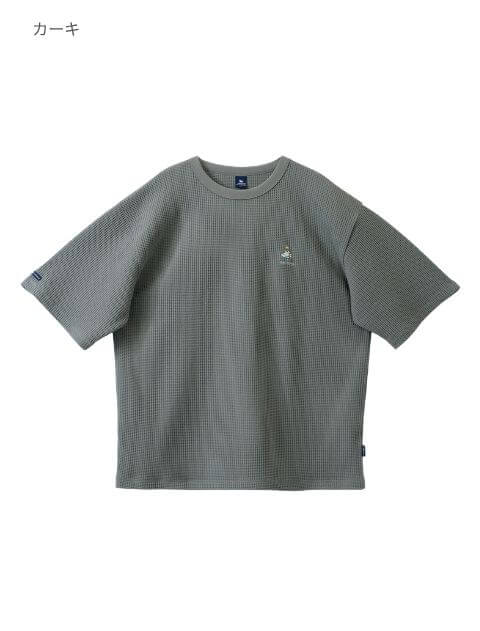 ハイテンションワッフル　クルーT  ブランドのドッグデプト/DOG DEPT