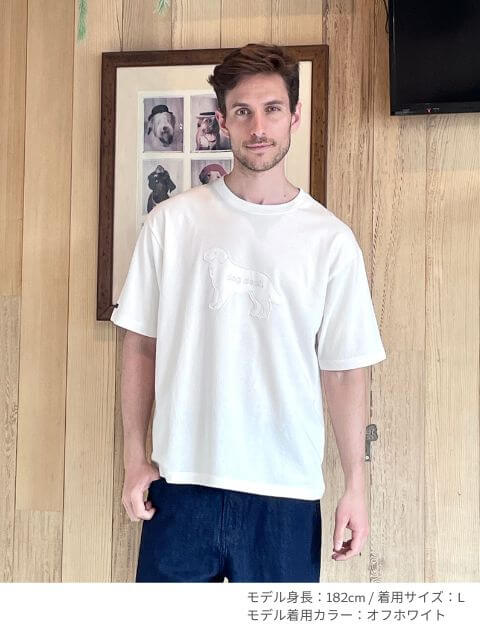 ドッグアップリTシャツ  ブランドのドッグデプト/DOG DEPT