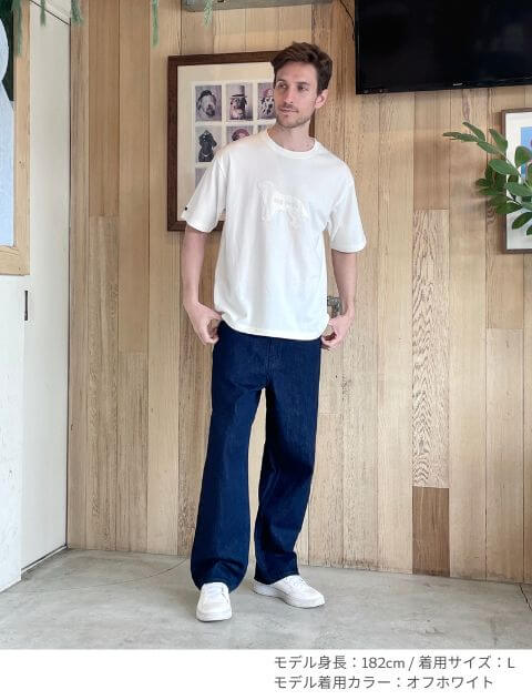 ドッグアップリTシャツ  ブランドのドッグデプト/DOG DEPT