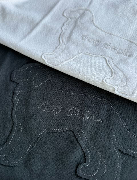 ドッグアップリTシャツ  ブランドのドッグデプト/DOG DEPT