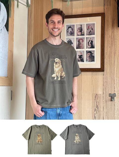 【UNISEX】ゴールデンフォトプリント　Tシャツ