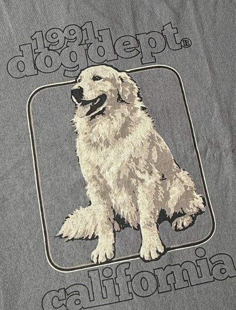 ゴールデンフォトプリント　Tシャツ  ブランドのドッグデプト/DOG DEPT