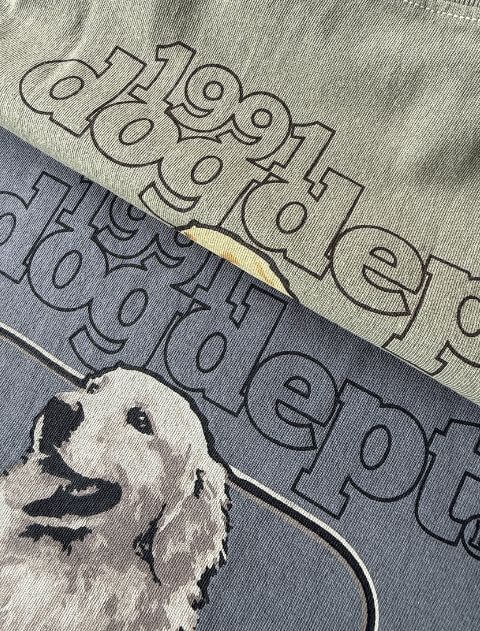 ゴールデンフォトプリント　Tシャツ  ブランドのドッグデプト/DOG DEPT