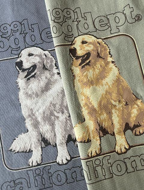 ゴールデンフォトプリント　Tシャツ  ブランドのドッグデプト/DOG DEPT