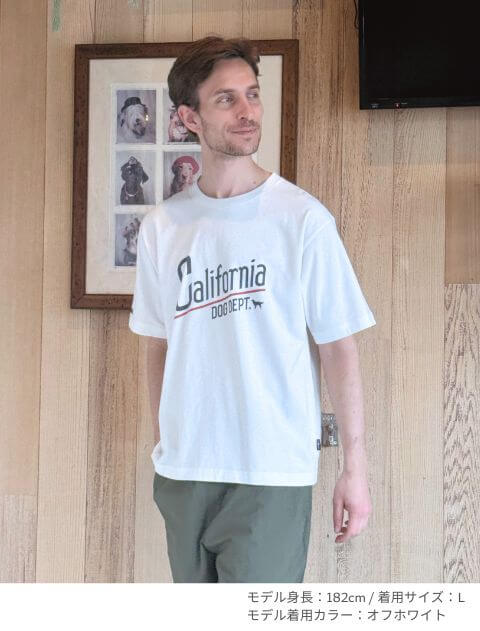 california ヴィンテージロゴTシャツ ブランドのドッグデプト/DOG DEPT
