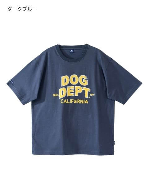 ダメージロゴフロッキー Tシャツ  ブランドのドッグデプト/DOG DEPT