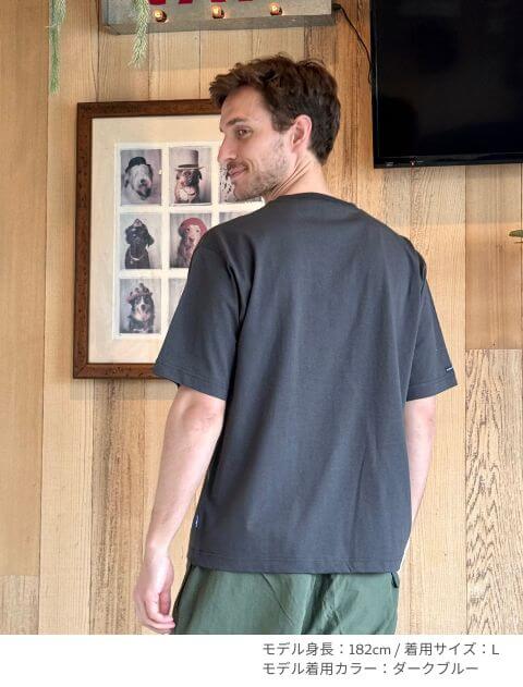 ダメージロゴフロッキー Tシャツ  ブランドのドッグデプト/DOG DEPT