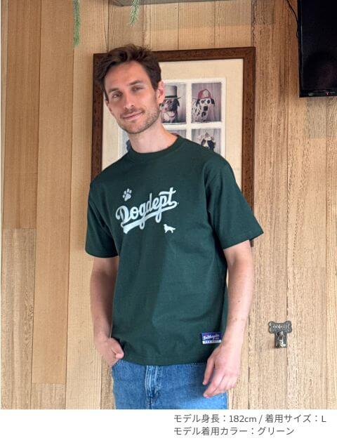 スポーツロゴTシャツ  ブランドのドッグデプト/DOG DEPT