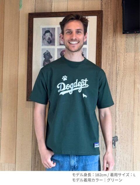 スポーツロゴTシャツ  ブランドのドッグデプト/DOG DEPT