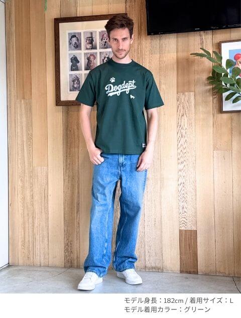 スポーツロゴTシャツ  ブランドのドッグデプト/DOG DEPT