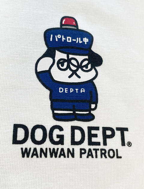 WANWAN PATROL ベーシックTシャツ  ブランドのドッグデプト/DOG DEPT