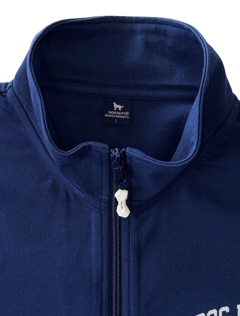 WANWAN COLLEGE 天竺スタンドジップ   ブランドのドッグデプト/DOG DEPT