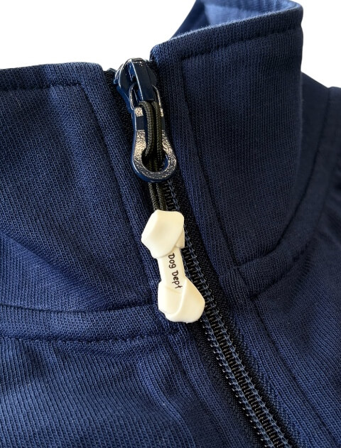 WANWAN COLLEGE 天竺スタンドジップ   ブランドのドッグデプト/DOG DEPT