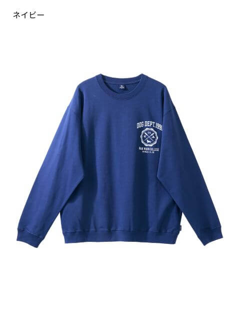 WANWAN COLLEGE 天竺クルー   ブランドのドッグデプト/DOG DEPT