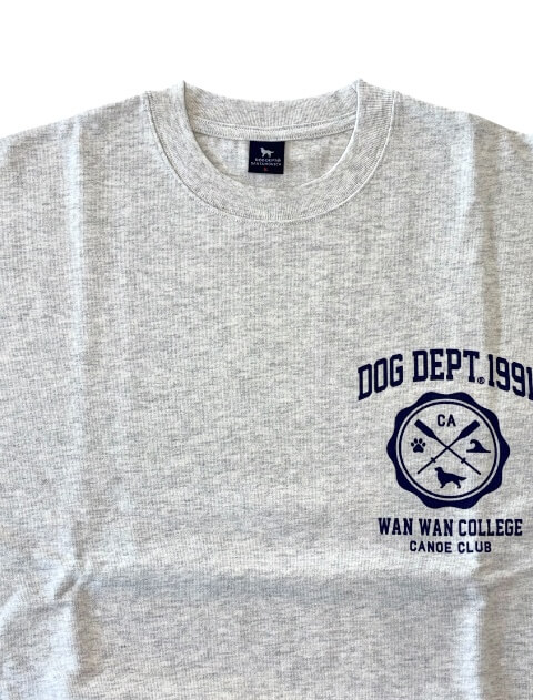 WANWAN COLLEGE 天竺クルー   ブランドのドッグデプト/DOG DEPT