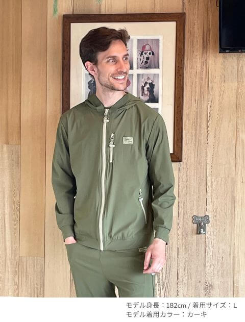 ドライタッチ ジップパーカー ブランドのドッグデプト/DOG DEPT