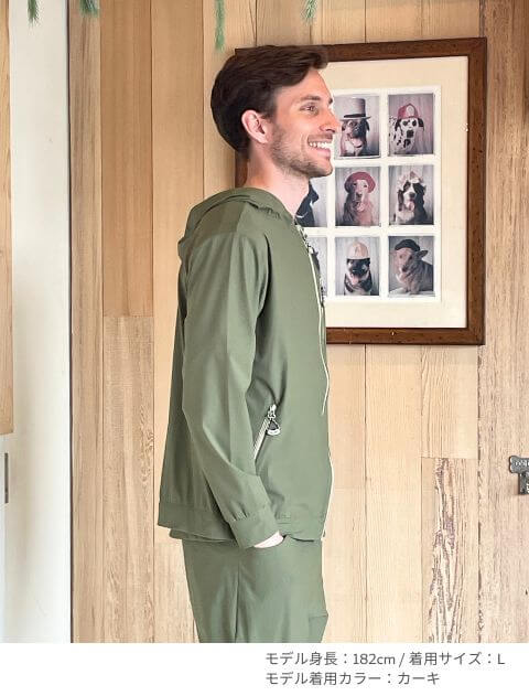 ドライタッチ ジップパーカー ブランドのドッグデプト/DOG DEPT