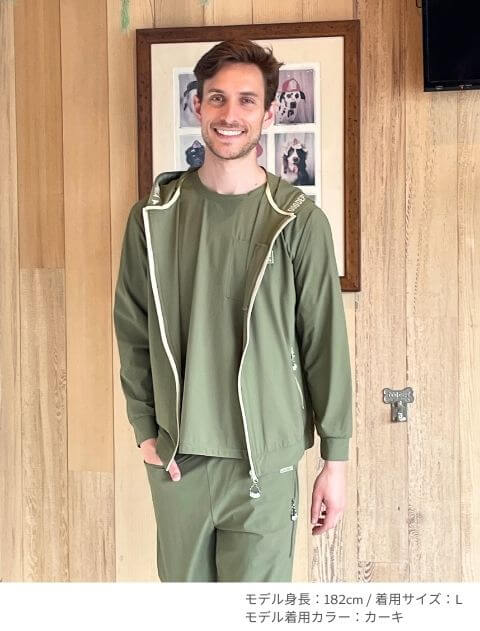 ドライタッチ ジップパーカー ブランドのドッグデプト/DOG DEPT