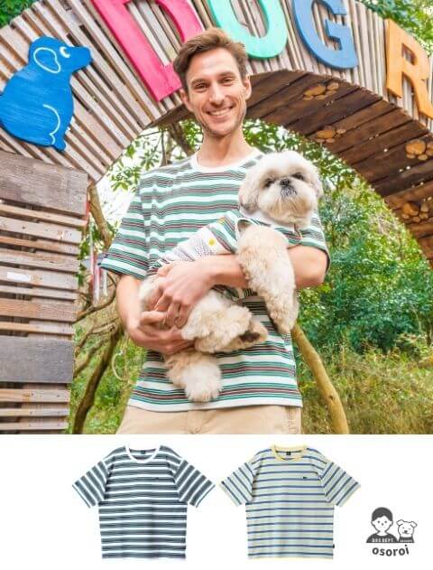 【UNISEX】ナチュラルヴィンテージボーダー　Tシャツ