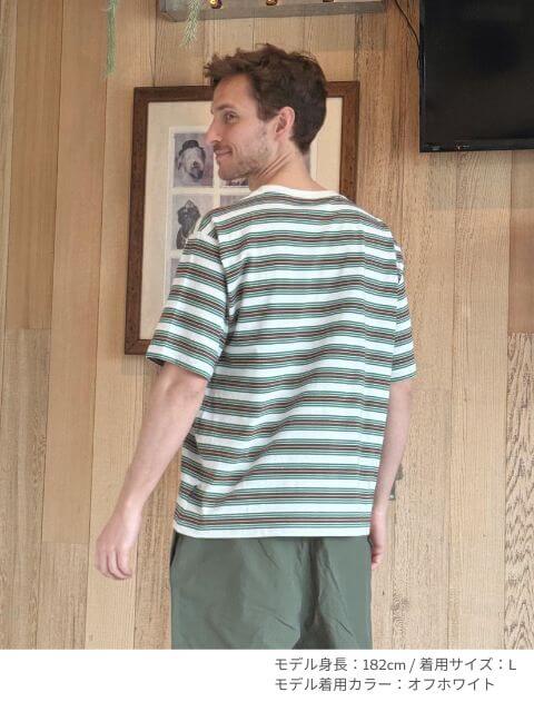 ナチュラルヴィンテージボーダー Tシャツ ブランドのドッグデプト/DOG DEPT