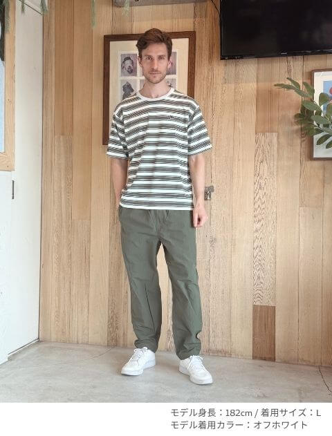 ナチュラルヴィンテージボーダー Tシャツ ブランドのドッグデプト/DOG DEPT