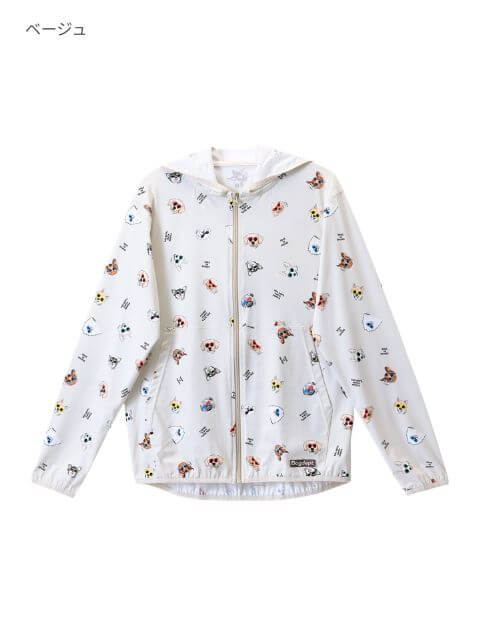 DOGS IN SHADES ジップパーカー   ブランドのドッグデプト/DOG DEPT