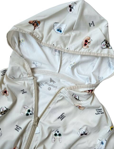 DOGS IN SHADES ジップパーカー   ブランドのドッグデプト/DOG DEPT