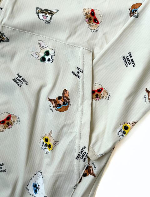 DOGS IN SHADES ジップパーカー   ブランドのドッグデプト/DOG DEPT