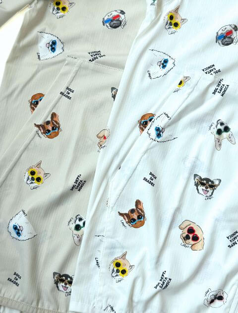 DOGS IN SHADES ジップパーカー   ブランドのドッグデプト/DOG DEPT