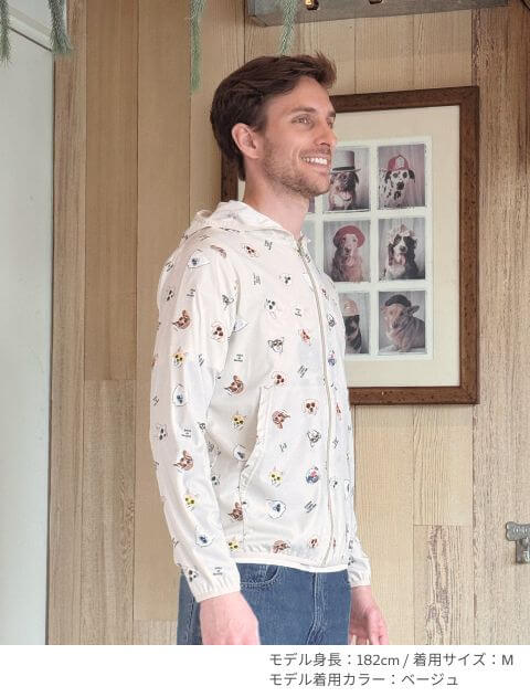 DOGS IN SHADES ジップパーカー   ブランドのドッグデプト/DOG DEPT