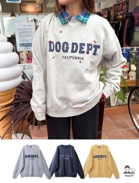 【UNISEX】デニムアップリロゴスウェット