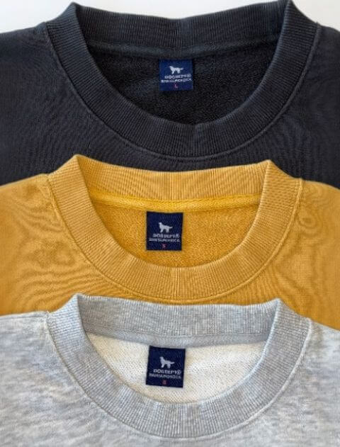 デニムアップリロゴスウェット   ブランドのドッグデプト/DOG DEPT