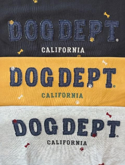 デニムアップリロゴスウェット   ブランドのドッグデプト/DOG DEPT