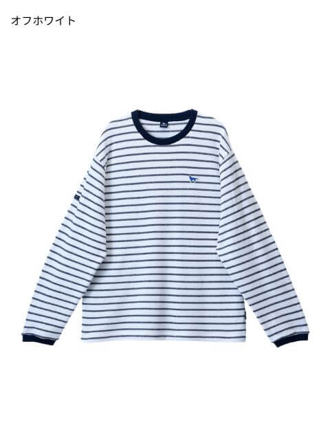 差し編みパイルボーダー　クルー   ブランドのドッグデプト/DOG DEPT