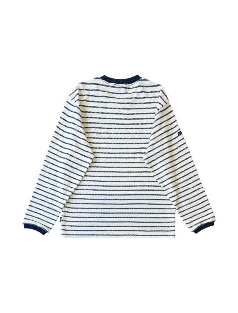 差し編みパイルボーダー　クルー   ブランドのドッグデプト/DOG DEPT